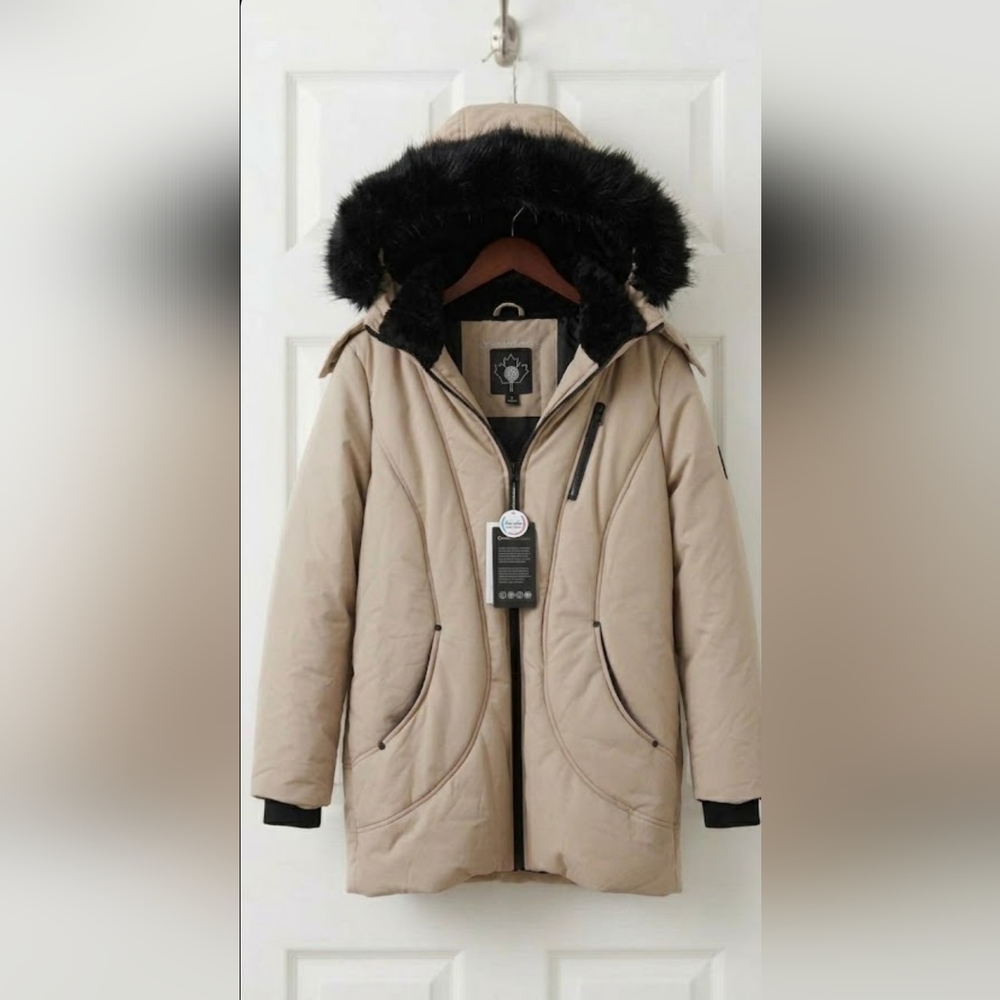 Oppenheimer Arctic Expedition Vegan Parka Jacket | size L🧥❄️ NWT